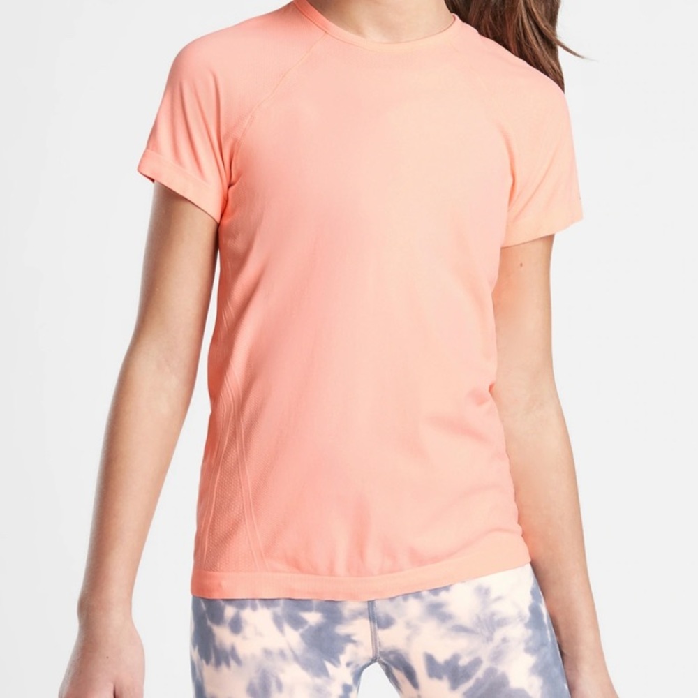 Athleta Pink/Orange Tee